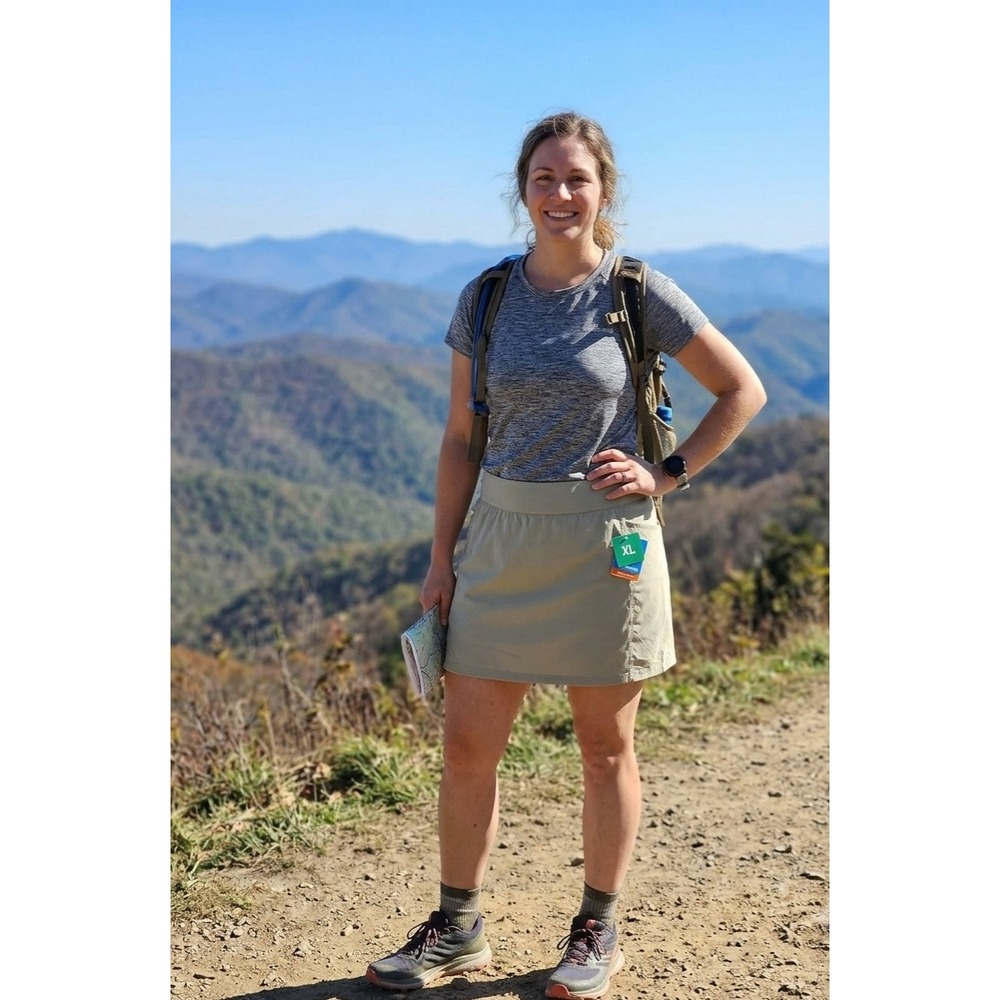 Columbia Anytime Casual Skort XL Sage‎ Green Omni-Shade UPF 50 Hiking Skirt NWT